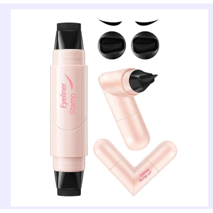Virelya 2'si 1 Arada Suya Dayanıklı Eyeliner Damga Kalemi